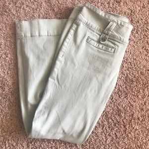 Pilcro and the Letterpress Teal Flare Jeans